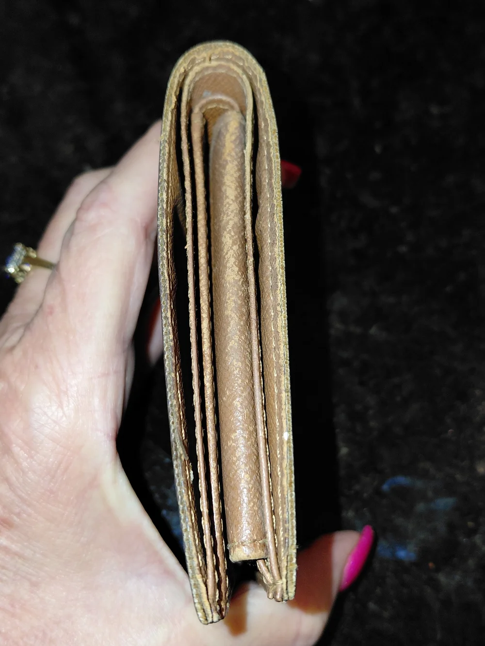 Louis Vuitton Monogram Portefeuille Marco Bi Bifold Wallet - Brown & Gold